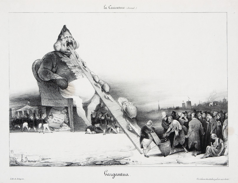 Honore Daumier. Gargantua