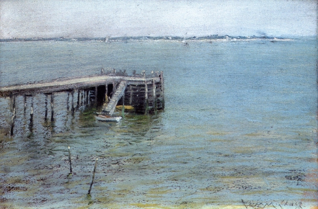 William Merritt Chase. Mooring in the Bay