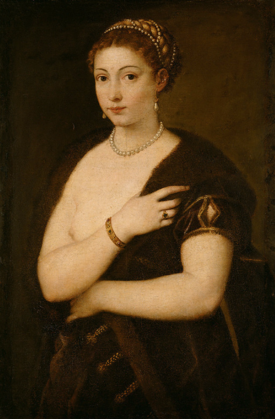 Woman in a fur coat