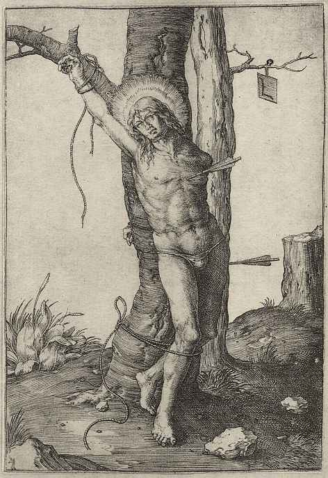 Lucas van Leiden (Luke of Leiden). Saint Sebastian