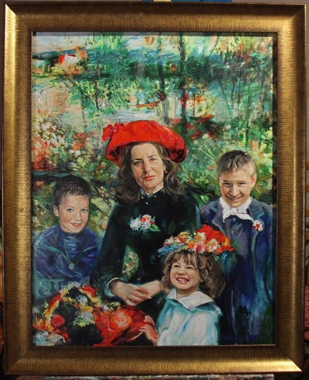 Tanya Vorontsova. "Grandmother's flowers"