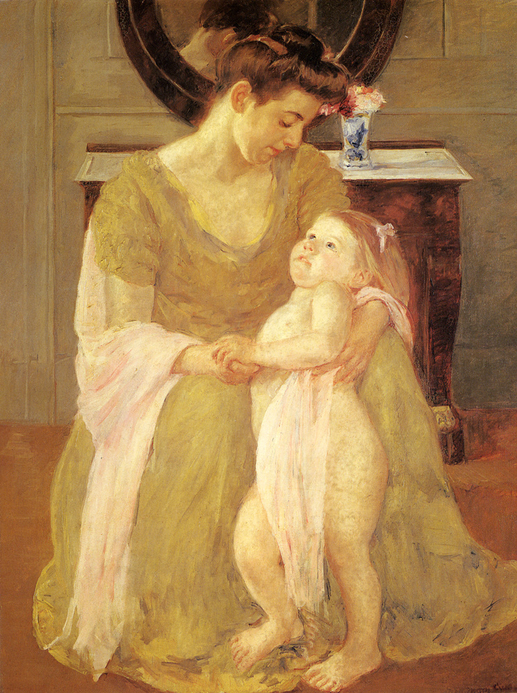 Mary Cassatte. Mother and child