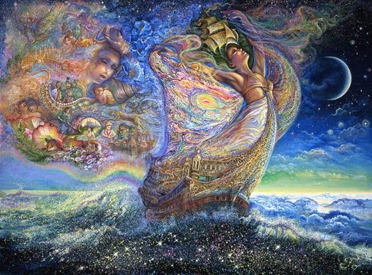 Josephine Wall. Dreams of the ocean