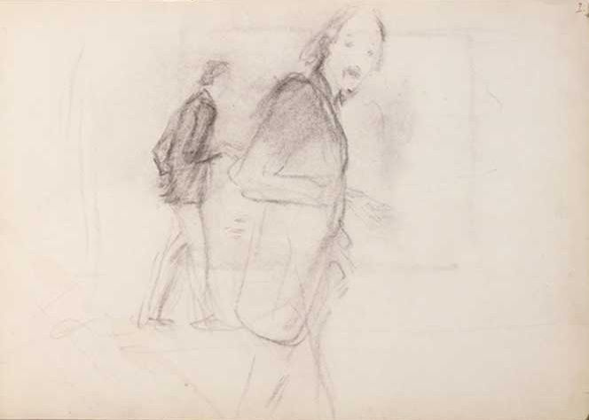 John Singer Sargent. Robert Louis Stevenson. Sketch