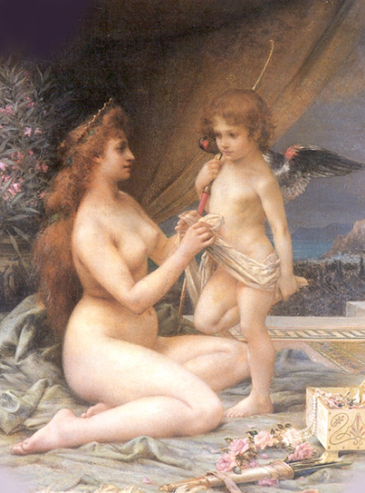 Henri Camille. Aphrodite and Eros