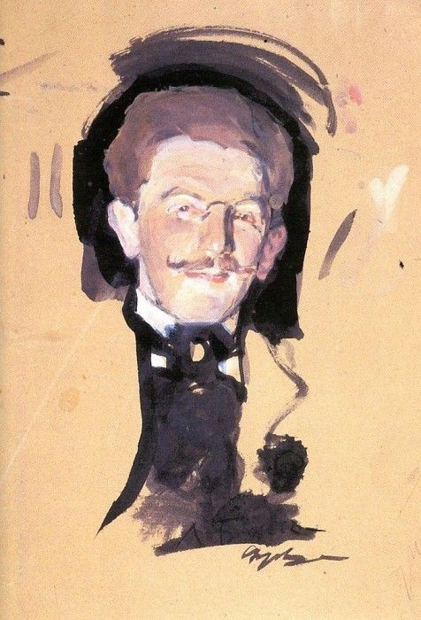 Valentin Aleksandrovich Serov. Portrait Of Leon Bakst