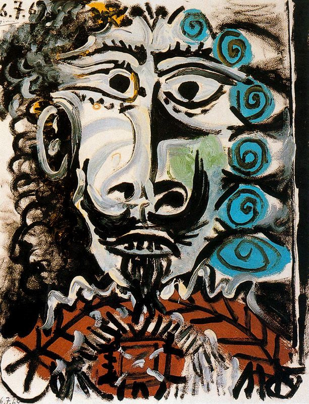 Pablo Picasso. Head of a man