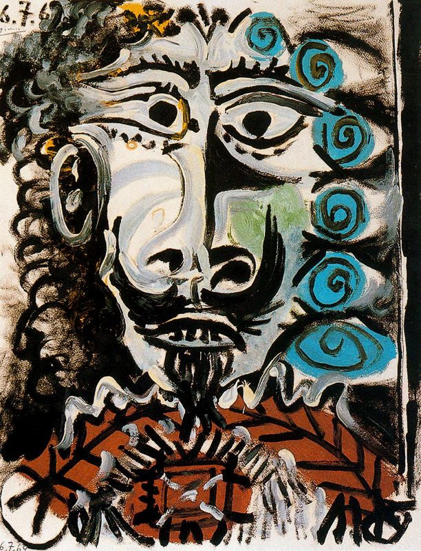 Pablo Picasso, Head of a Man