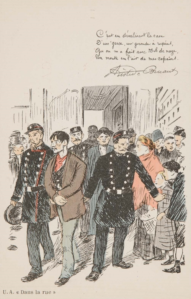 Theophile-Alexander Steinlen. Conduct arrest