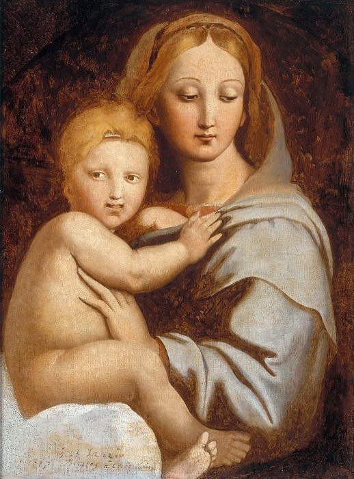 Jean Auguste Dominique Ingres. Madonna col Bambino