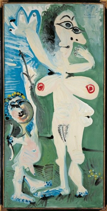 Пабло Пикассо. Венера и Амур