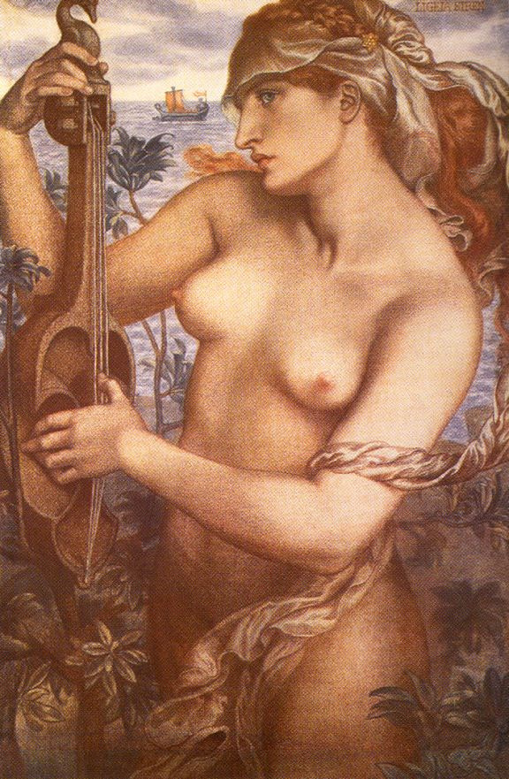 Dante Gabriel Rossetti. Siren Ligeia