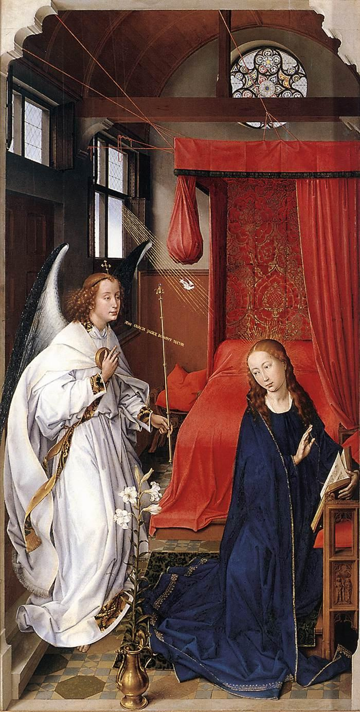 Rogier van der Weyden. The altar of Saint Colomb. Fragment