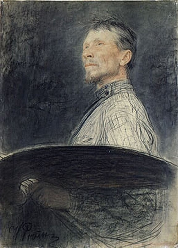 Ilya Efimovich Repin. Portrait of A. E. Arkhipov