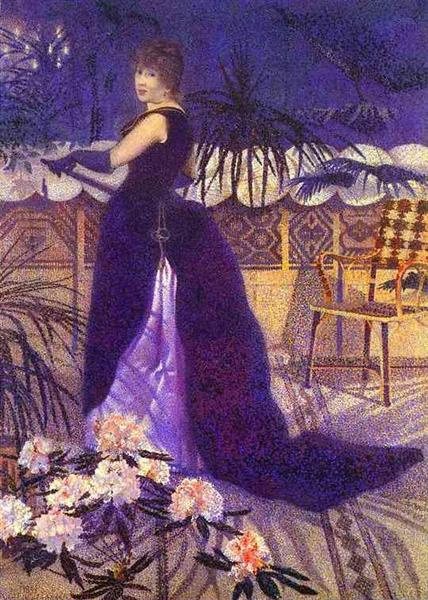 Henri Edmond Cross. Signora Hector France