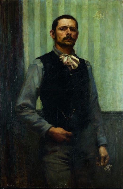 Georges Devalier. Self-portrait