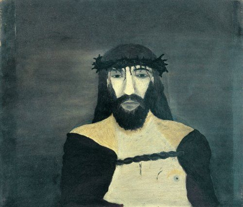 Horace Pippin. Christ in crown of thorns