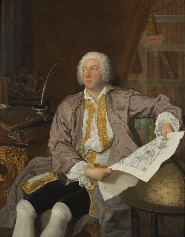 Jacques André Joseph Aved. Count Carl Gustaf Tessin