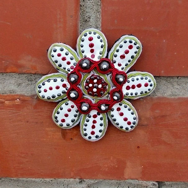 Cactus Flower Brooch