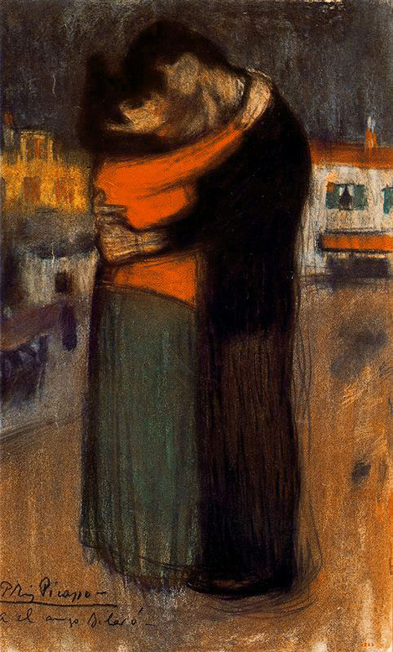 Lovers on the street, 1900, 35×59 cm by Pablo Picasso: History