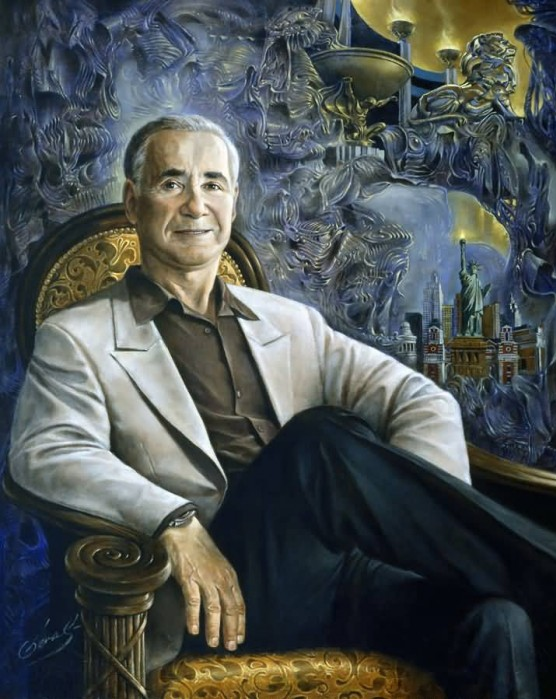Mikhail Khokhlochev. Portrait of gary