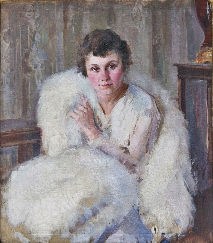 Pavel Petrovich Benkov. Portrait of Natasha Ramm