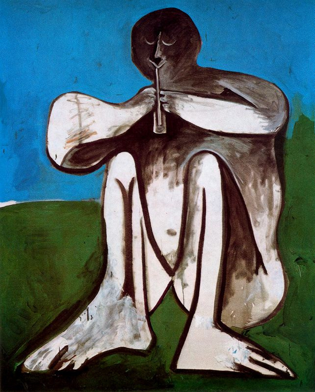 Pablo Picasso. Flutist