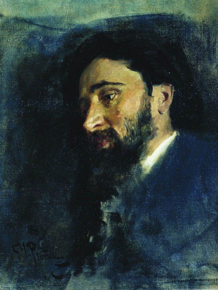 Ilya Efimovich Repin. Portrait of writer V. M. Garshin