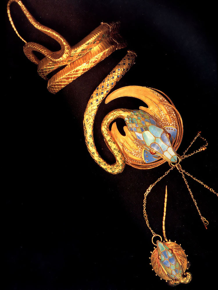 Alfons Mucha. Armband (das Werk des Juweliers George Fouquet nach der Skizze von Alphonse Mucha)