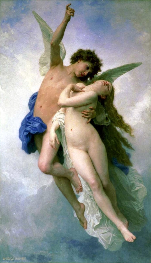 William-Adolphe Bouguereau. Cupidon et Psyché