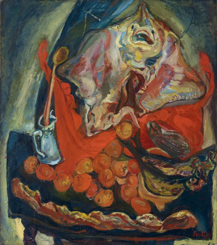 Chaim Soutine. Still life with a slope