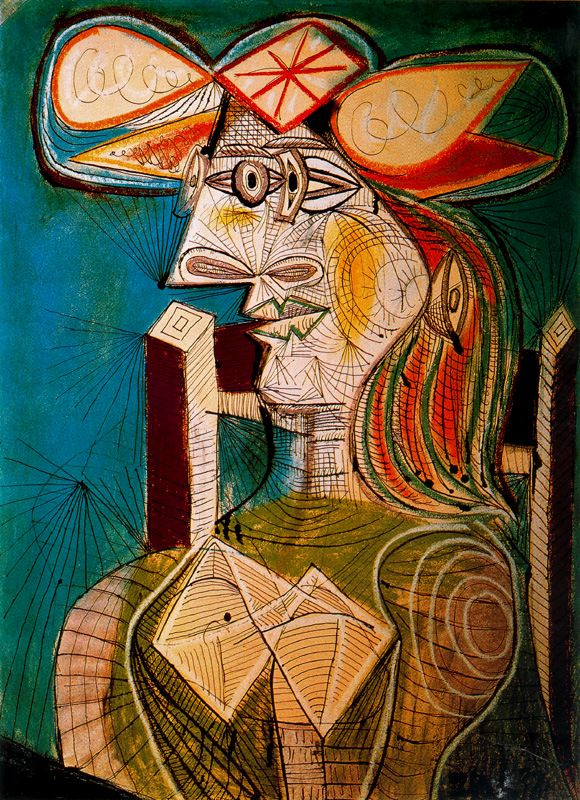 Pablo Picasso. Seated woman. Dora Maar