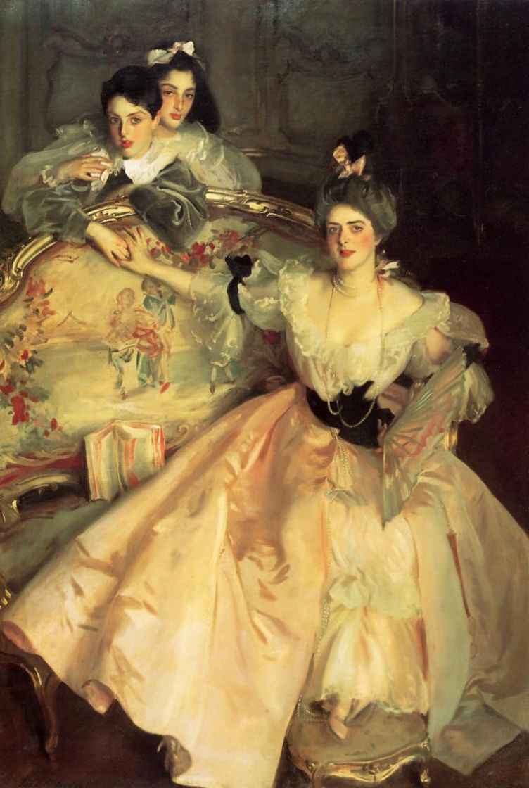 John Singer Sargent. Mrs. Carl Meyer , later lady Meyer , and her two children
