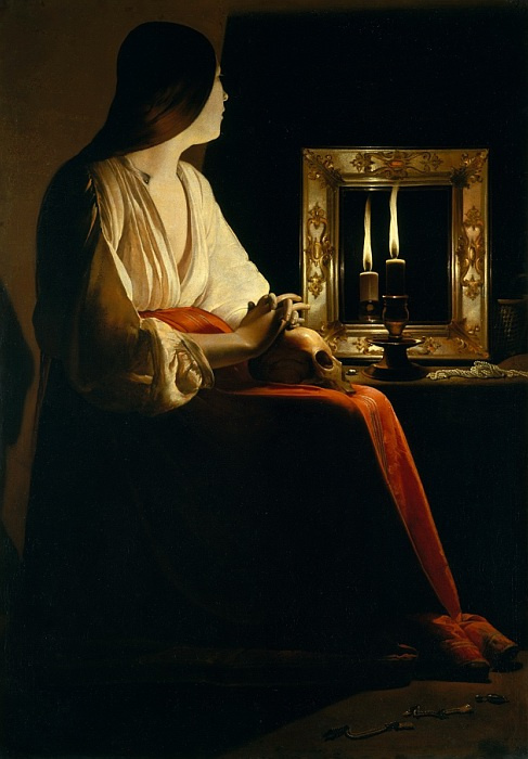 Georges de La Tour. La Magdalena Penitente