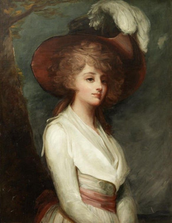 George Romney. Portrait of a young lady