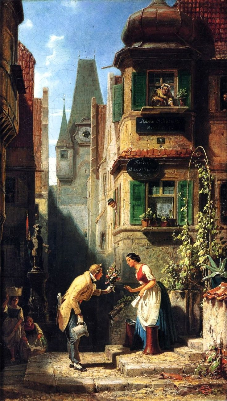 Karl Spitzweg. The eternal bridegroom