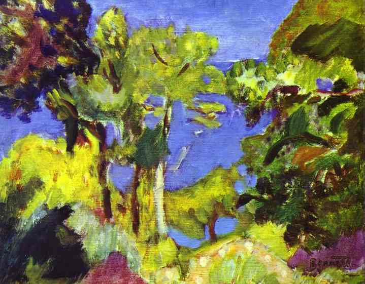 Pierre Bonnard. The landscape on the French Riviera