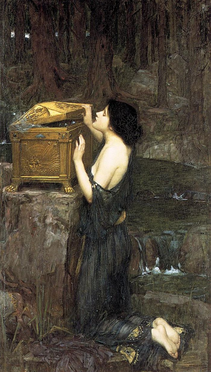 John William Waterhouse. The Pandora's Box