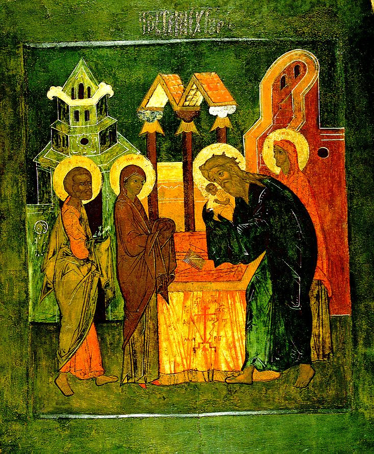 Icon Painting. Candlemas