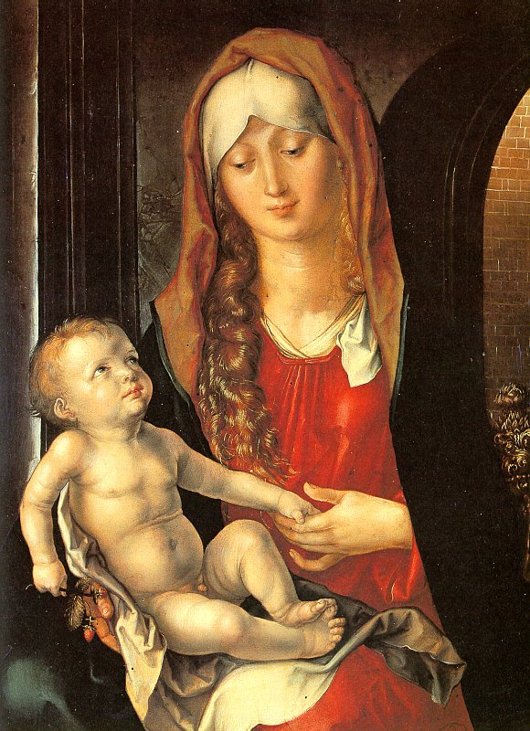 Albrecht Dürer. The Madonna and child