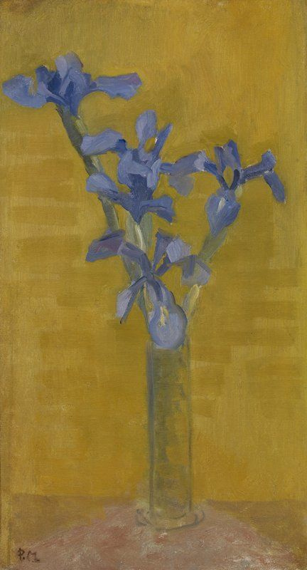 Piet Mondrian. Irises