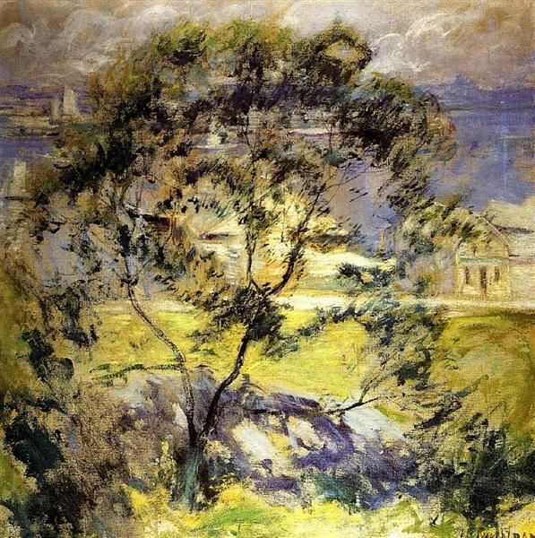 John Henry Twachtman. Wild cherry