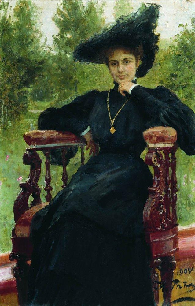Ilya Efimovich Repin. Portrait Of M. F. Andreyeva