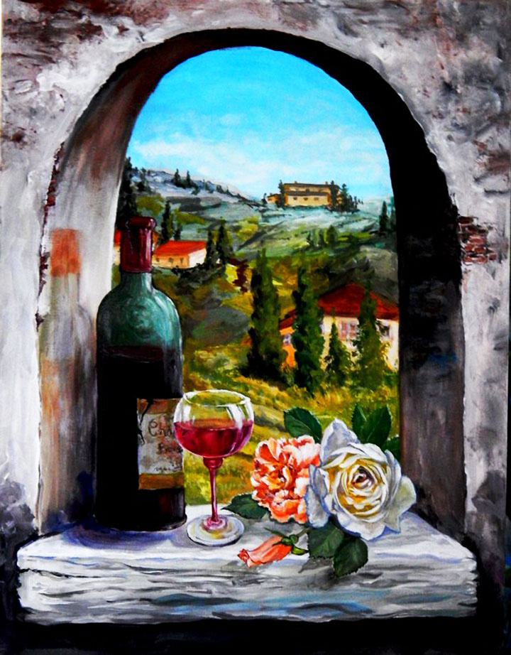 Marina Vladimirovna Patrikeeva. Still life in the arch!