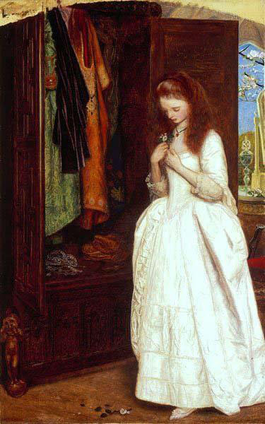 Arthur Hughes. La bella y la bestia