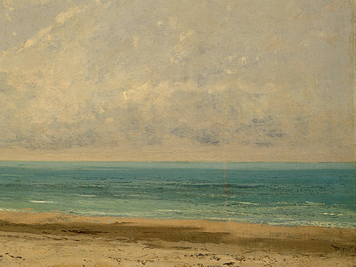 Gustave Courbet. Calm sea