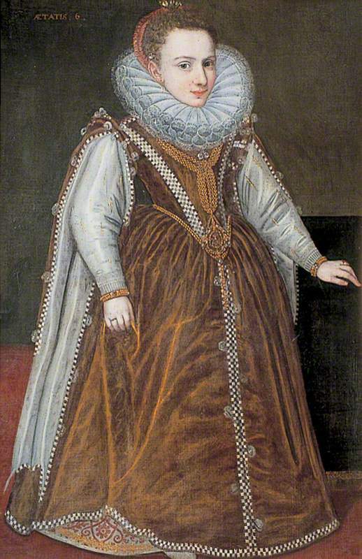 Sofonisba Anguissola. Infanta Catalina, granddaughter of the duke and duchess of Parma
