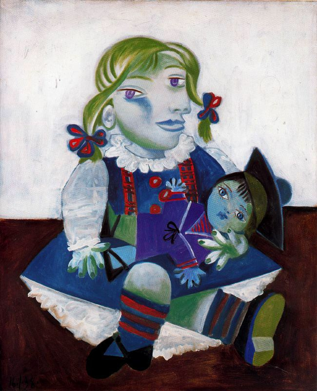 Пабло Пикассо. Майя с куклой