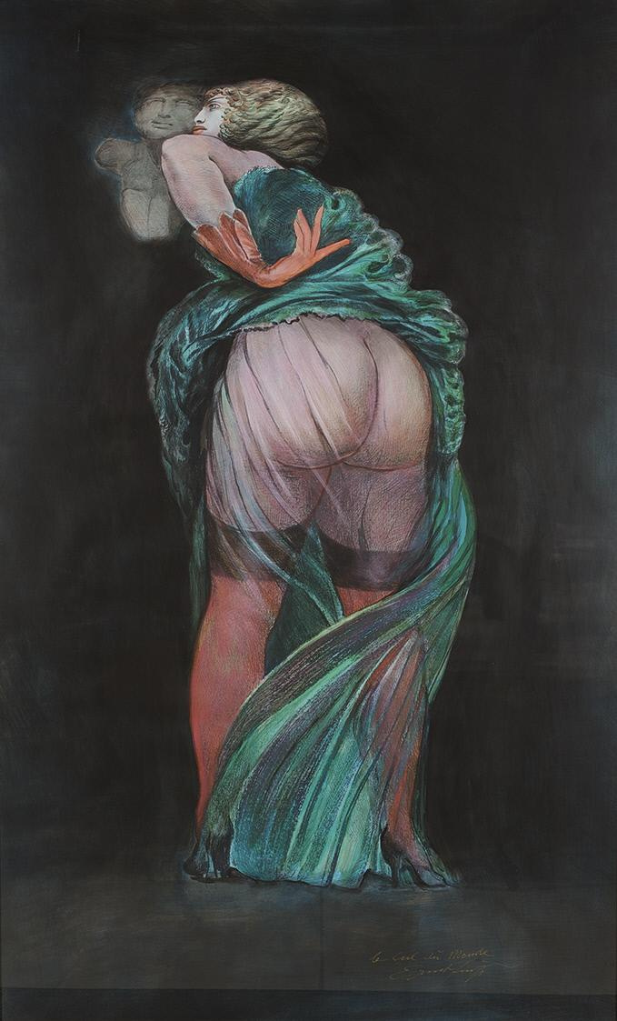 Ernst Fuchs. The ass of the world