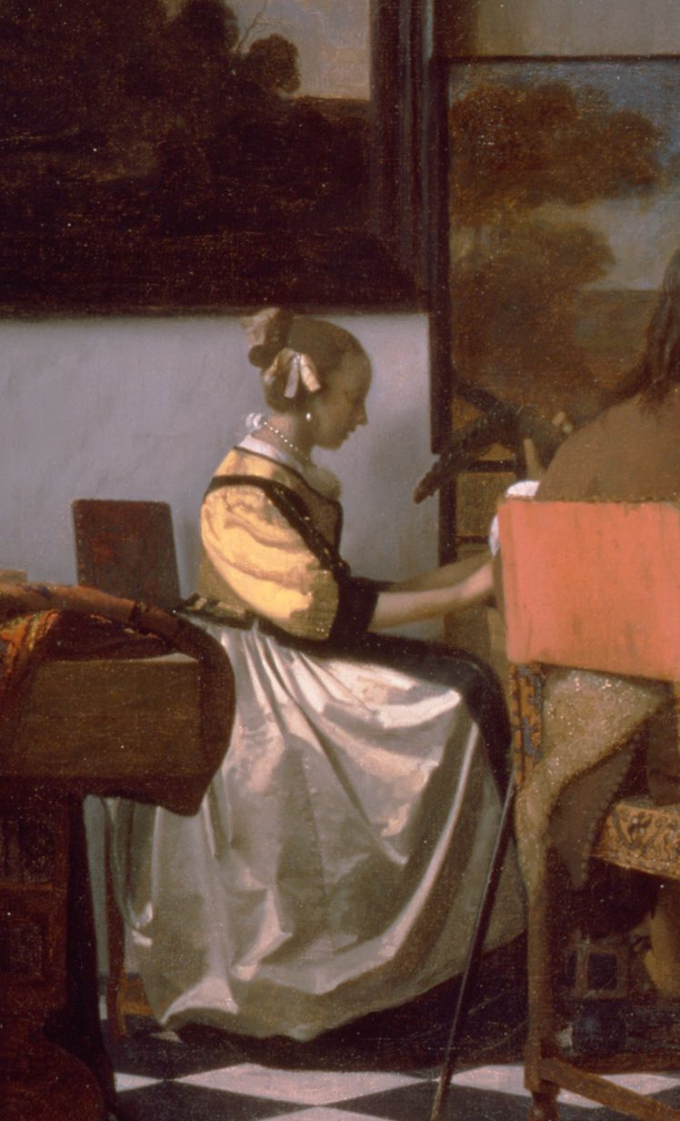 Jan Vermeer. Concert. Fragment